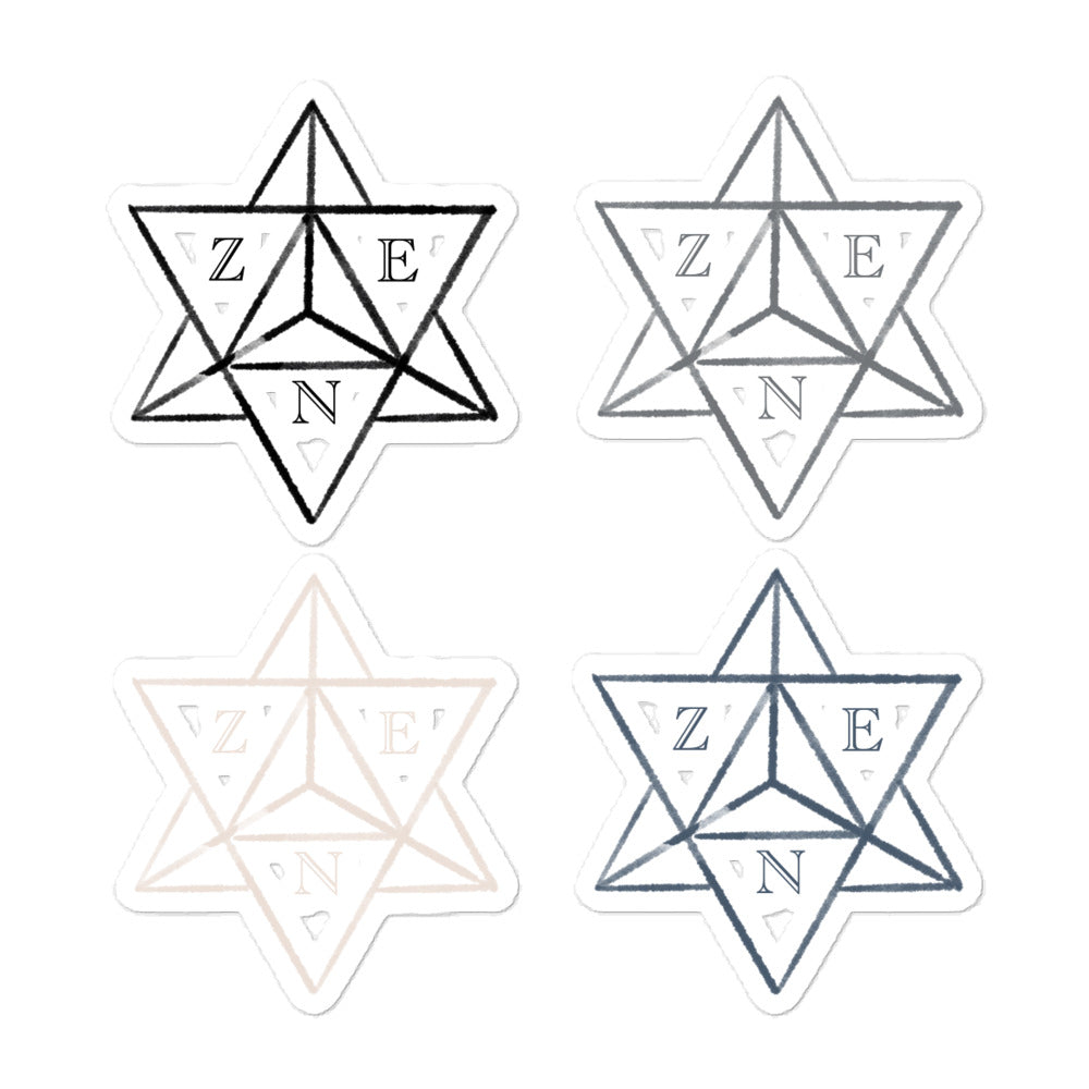 MERKABA Bubble-free Stickers