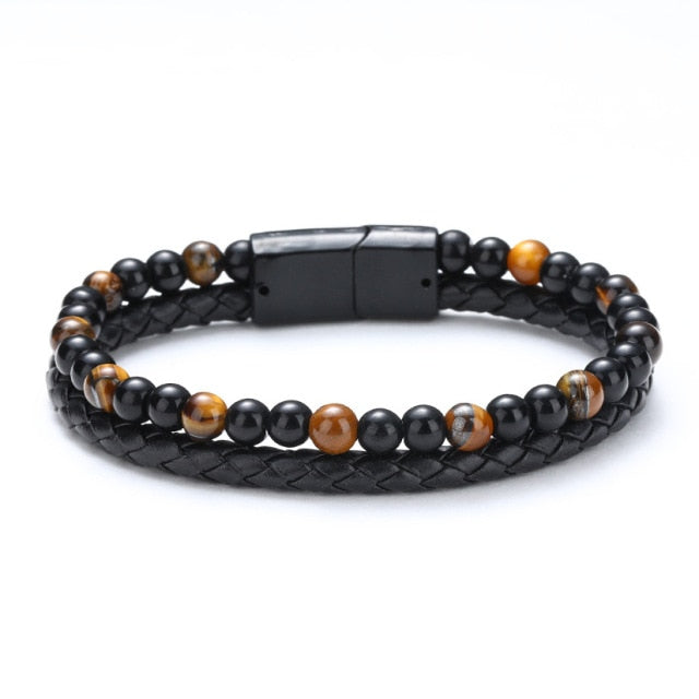 Harmony and Balance Tiger Eye Stone Bracelet